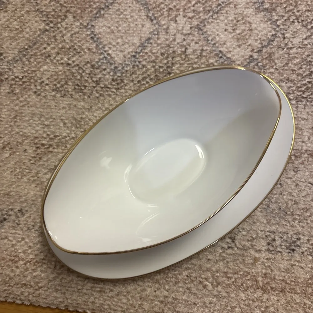 Noritake Japan #6238 Roseville Gravy Boat Rose Gold